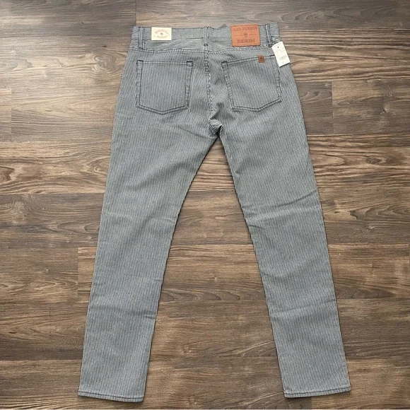 Brooks Brothers Red Fleece Denim Striped Pants (NWT) - Picture 3 of 14